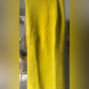 Bright Yellow Pencil Skirt
